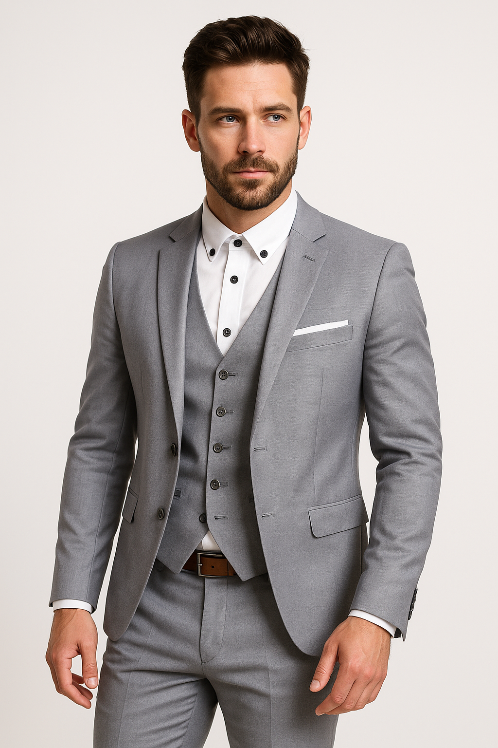 Evert | Dreiteiliges Herrenanzug-Set mit Blazer, Weste und Hose für festliche und stilvolle Anlässe