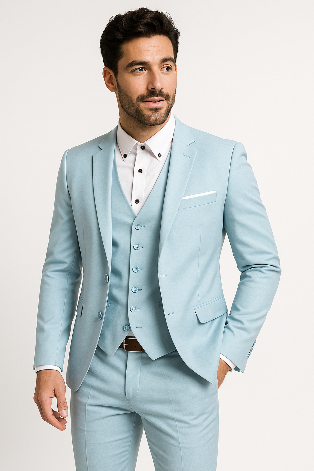 Evert | Dreiteiliges Herrenanzug-Set mit Blazer, Weste und Hose für festliche und stilvolle Anlässe