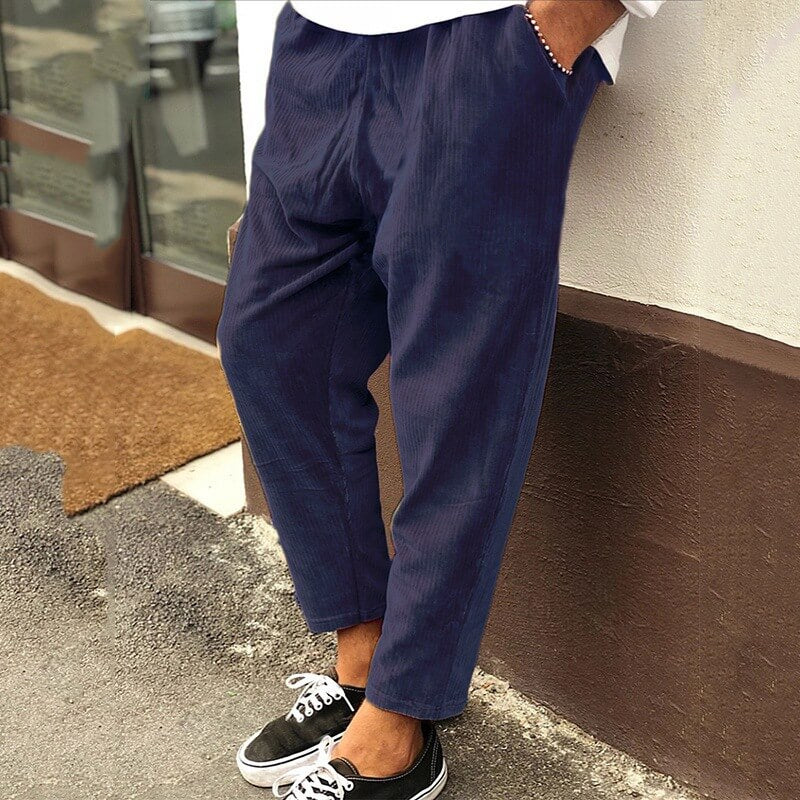 Alfred Herren Cordhose | Bequeme Freizeithose im klassischen Loose Fit