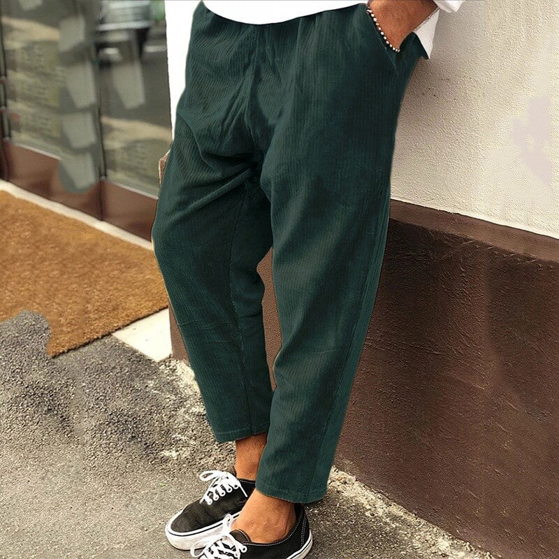 Alfred Herren Cordhose | Bequeme Freizeithose im klassischen Loose Fit