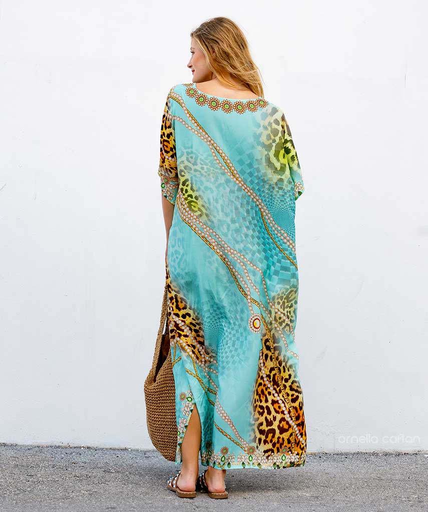 Amina – Edler Damen Kaftan – Luftig, elegant & perfekt für besondere Anlässe