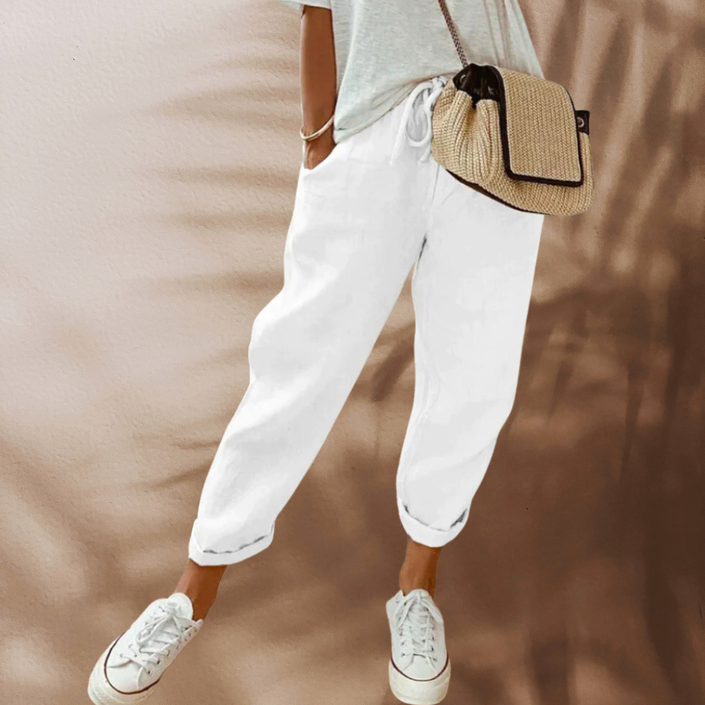 Bibi | Trendy and Casual Women's Linen Pants | Stylish, Airy & Versatile