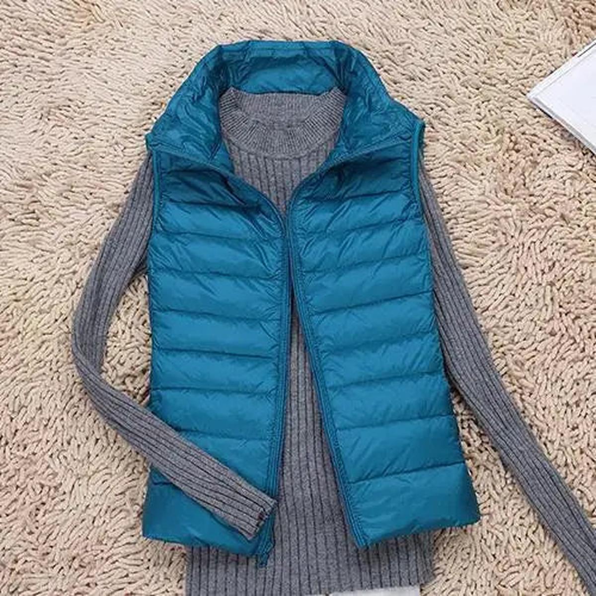 Women's Down Vest – Light & Practical Packable