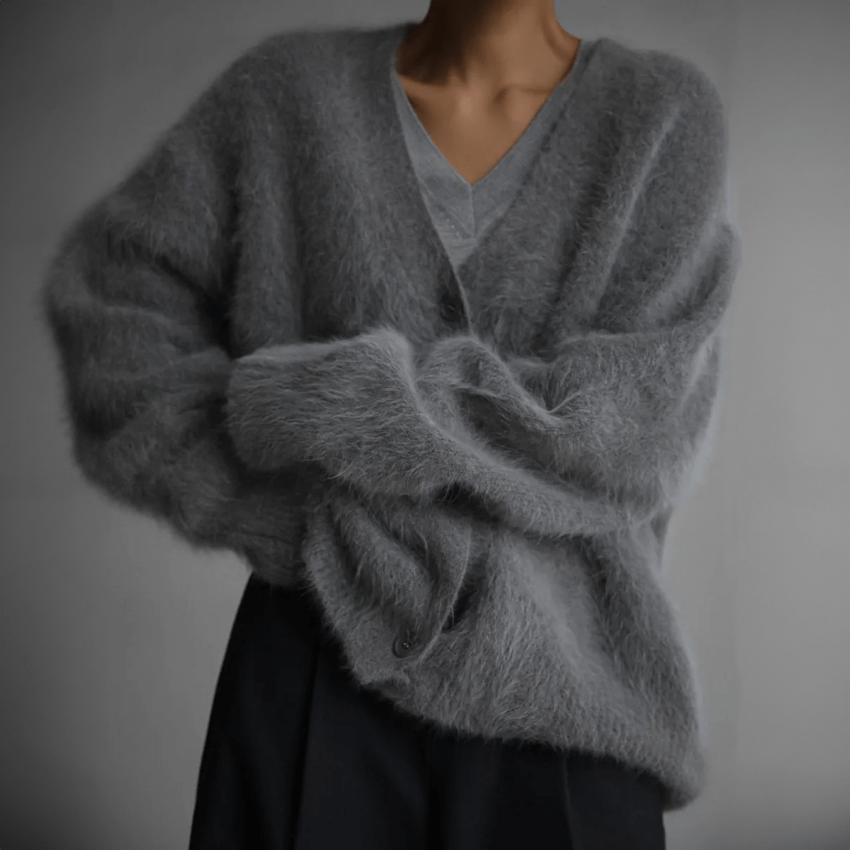 Damen Kaschmir Strickjacke – Luxuriöser Cardigan