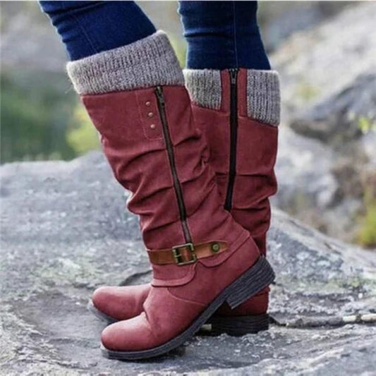 Damen Orthopädische Stiefel – Rutschfeste Gummisohlen & Komfort