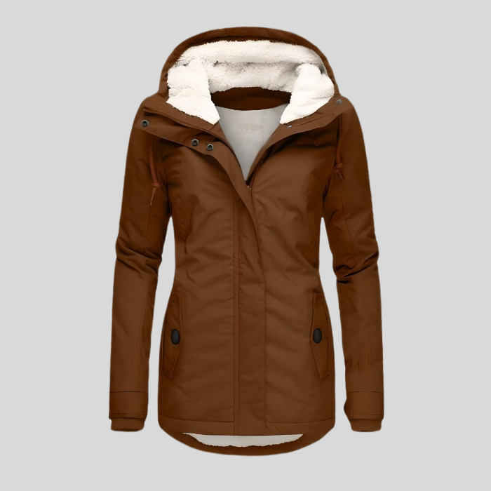 Damen Regenjacke mit Kapuze – Wasserdicht & Verlängertem Saum