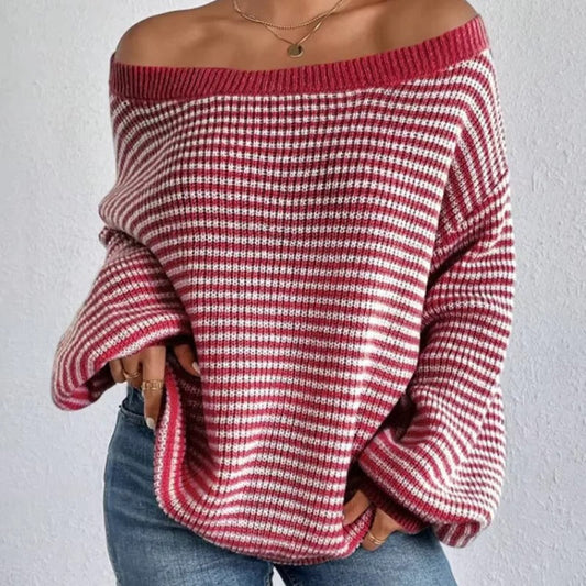 Women's knitted sweater – Cozy & soft sweater for leisure & everyday use