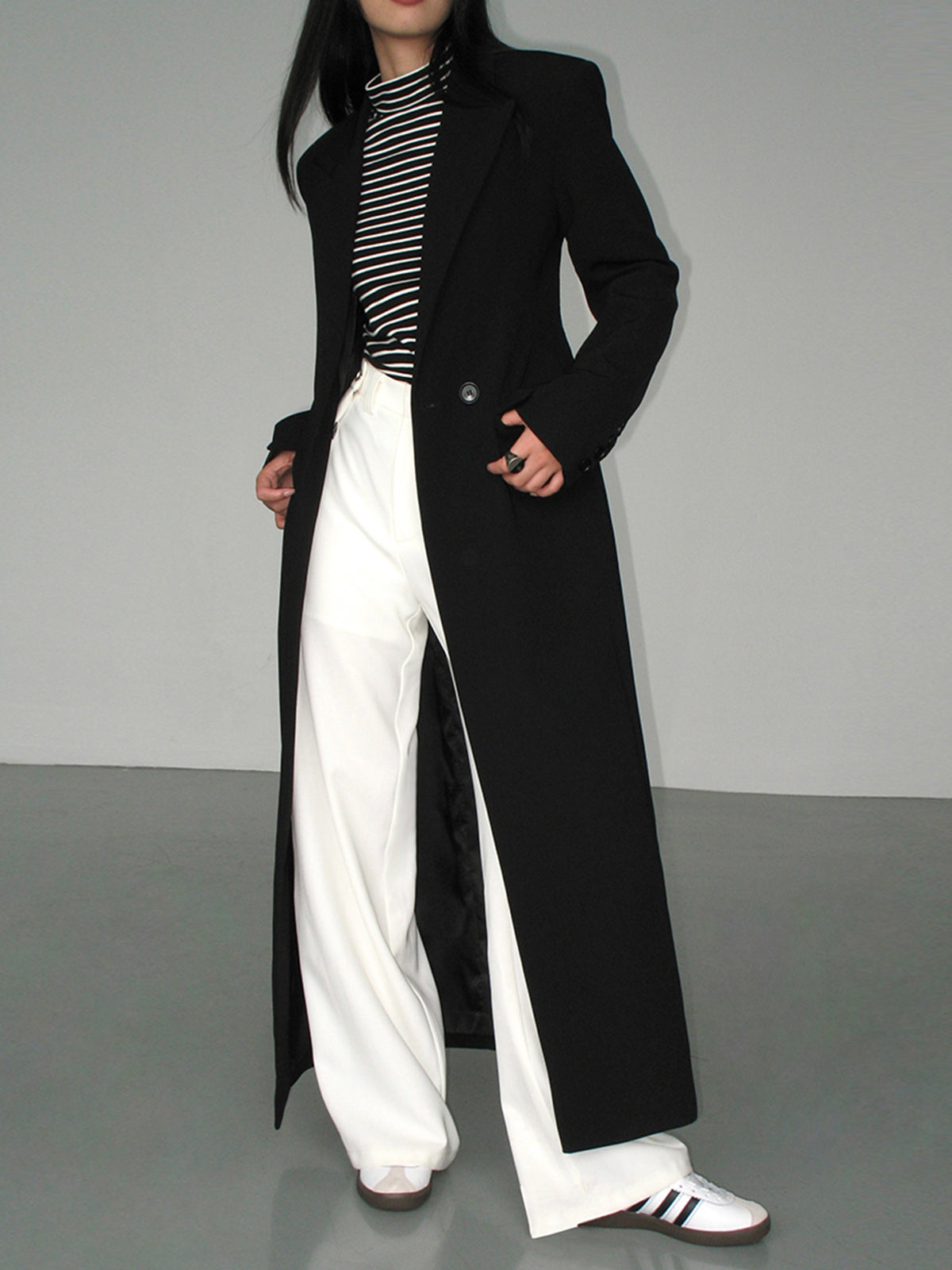 Damen Trenchcoat Lang – Eleganter Übergangsmantel im klassischen Design