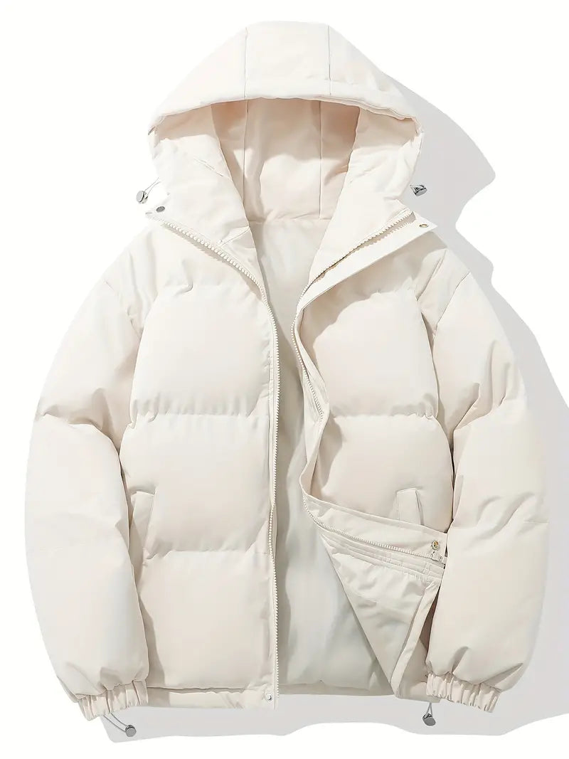Damen Winter Pufferjacke – Warme Steppjacke mit Kapuze