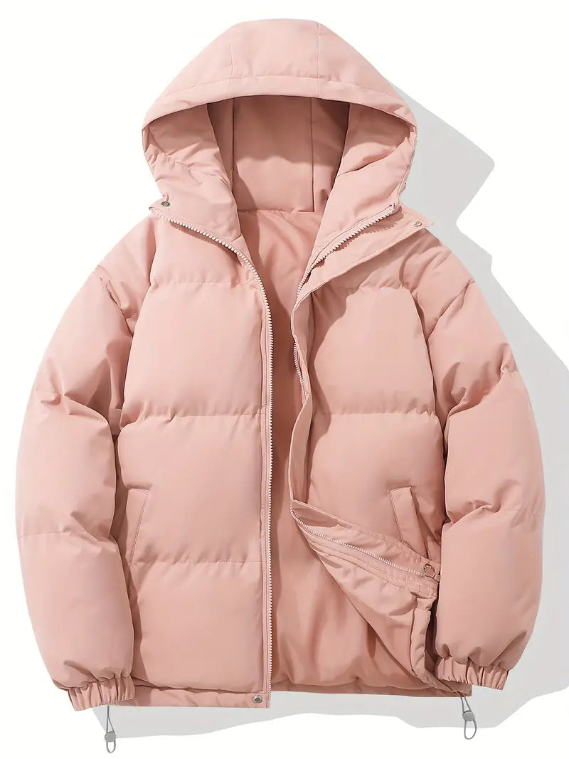 Damen Winter Pufferjacke – Warme Steppjacke mit Kapuze