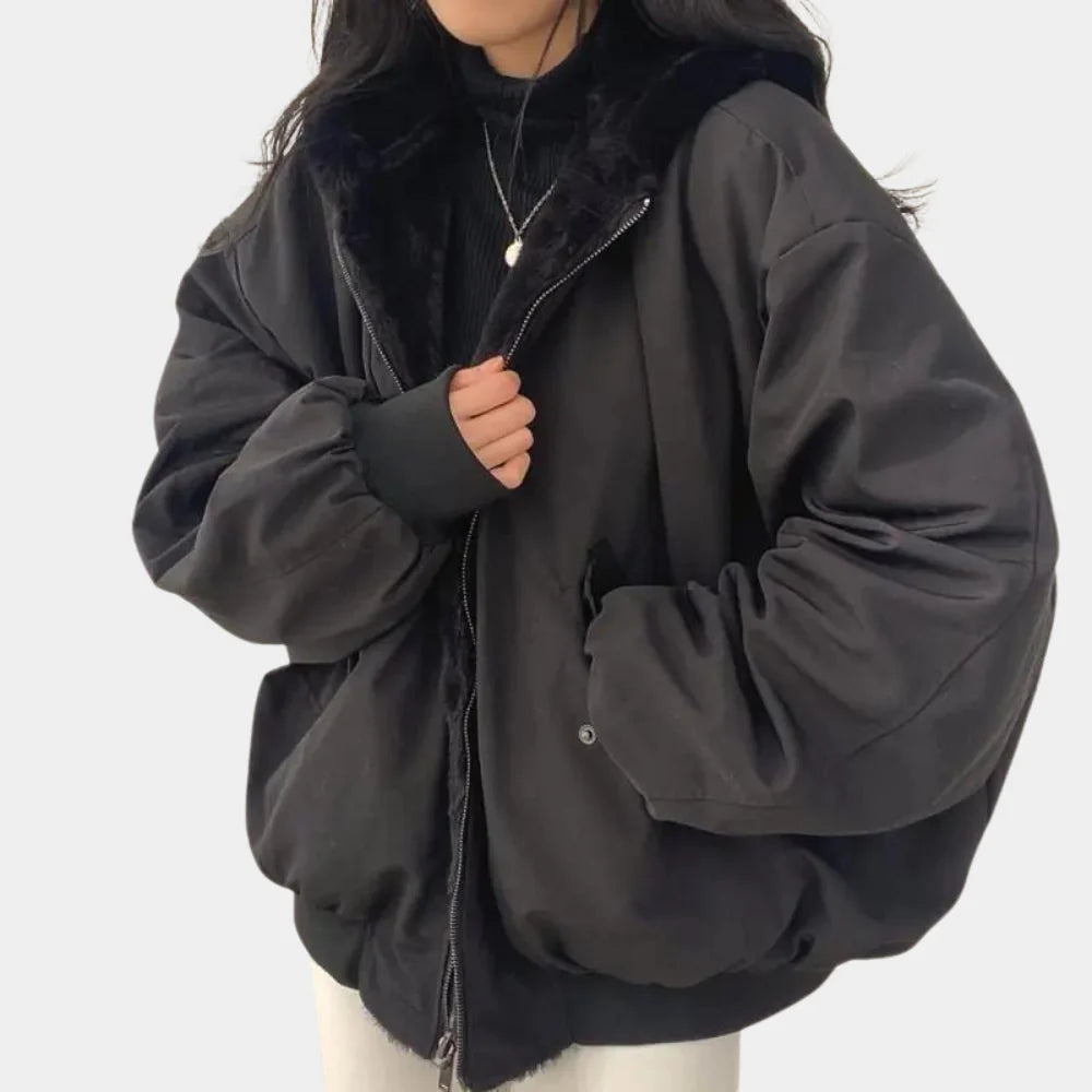 Women's winter coat with hood – warm, stylish & versatile
