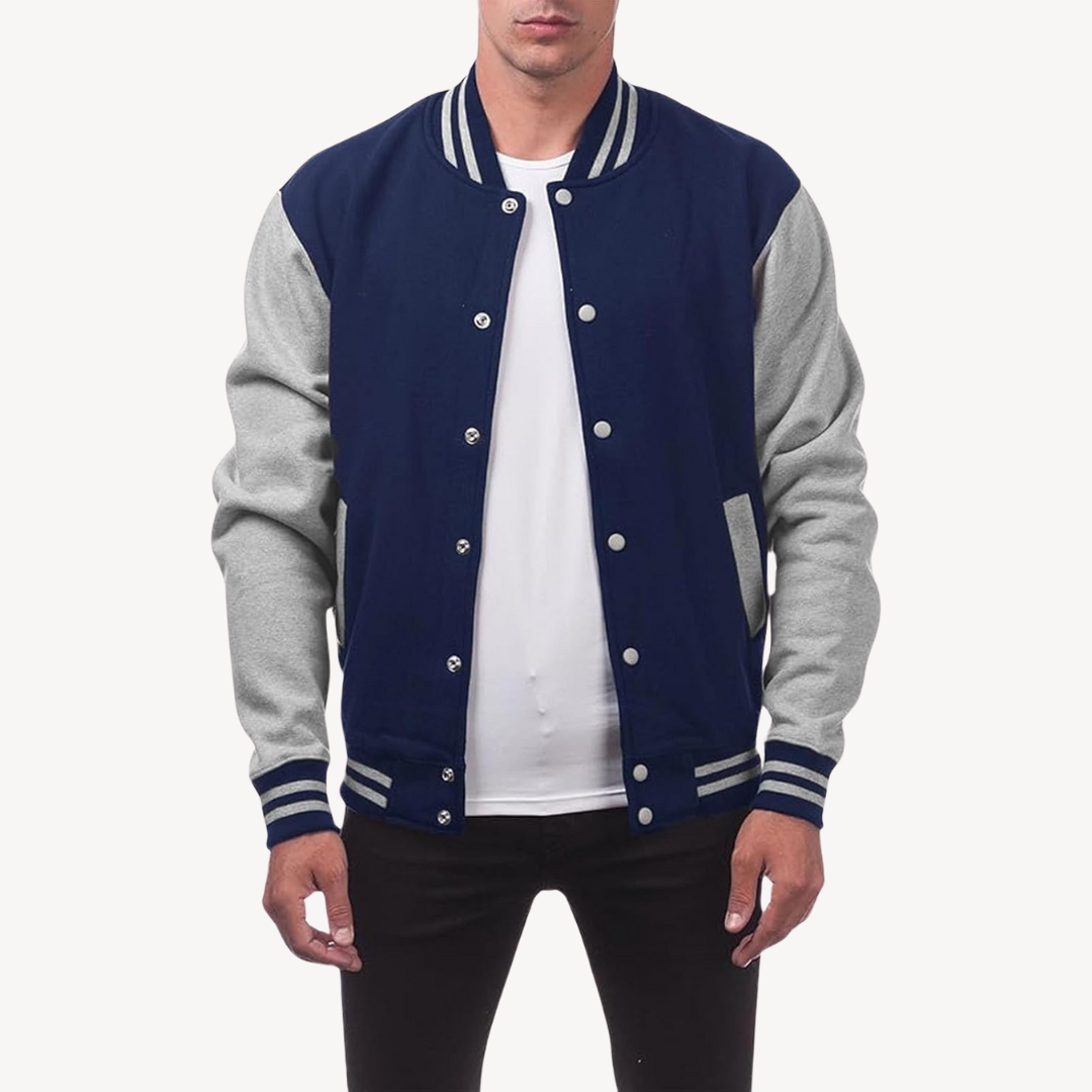 Herren Baseballjacke – Klassische College Jacke im sportlichen Design