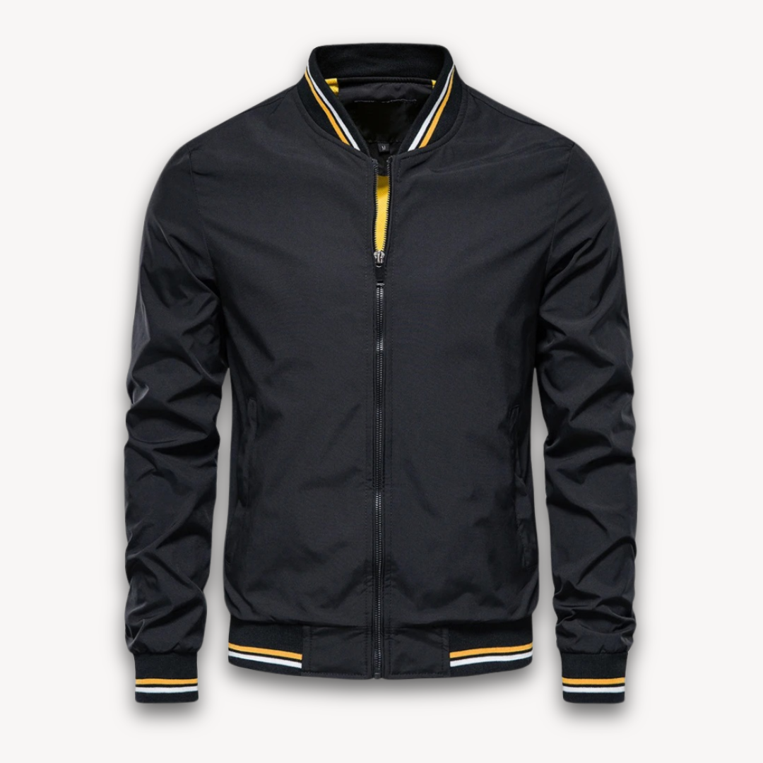 Men's bomber jacket – Light transitional jacket with zipper