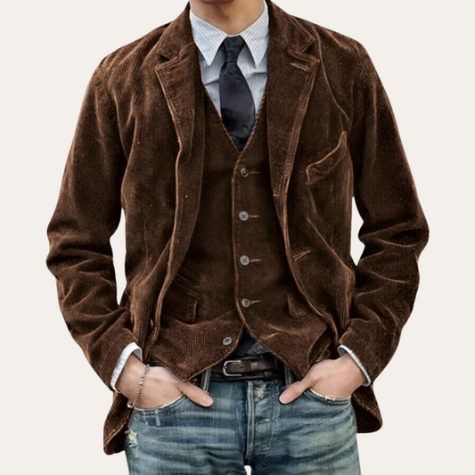 Men's Corduroy Blazer Jacket – Classic & Versatile