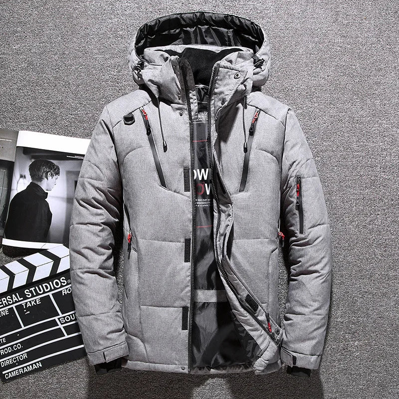 Men's Down Jacket – Warm Puffer Winter Jacket