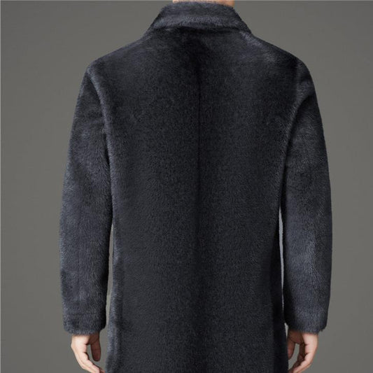 Men's Fur Coat – Single-Breasted Cut with Elegance