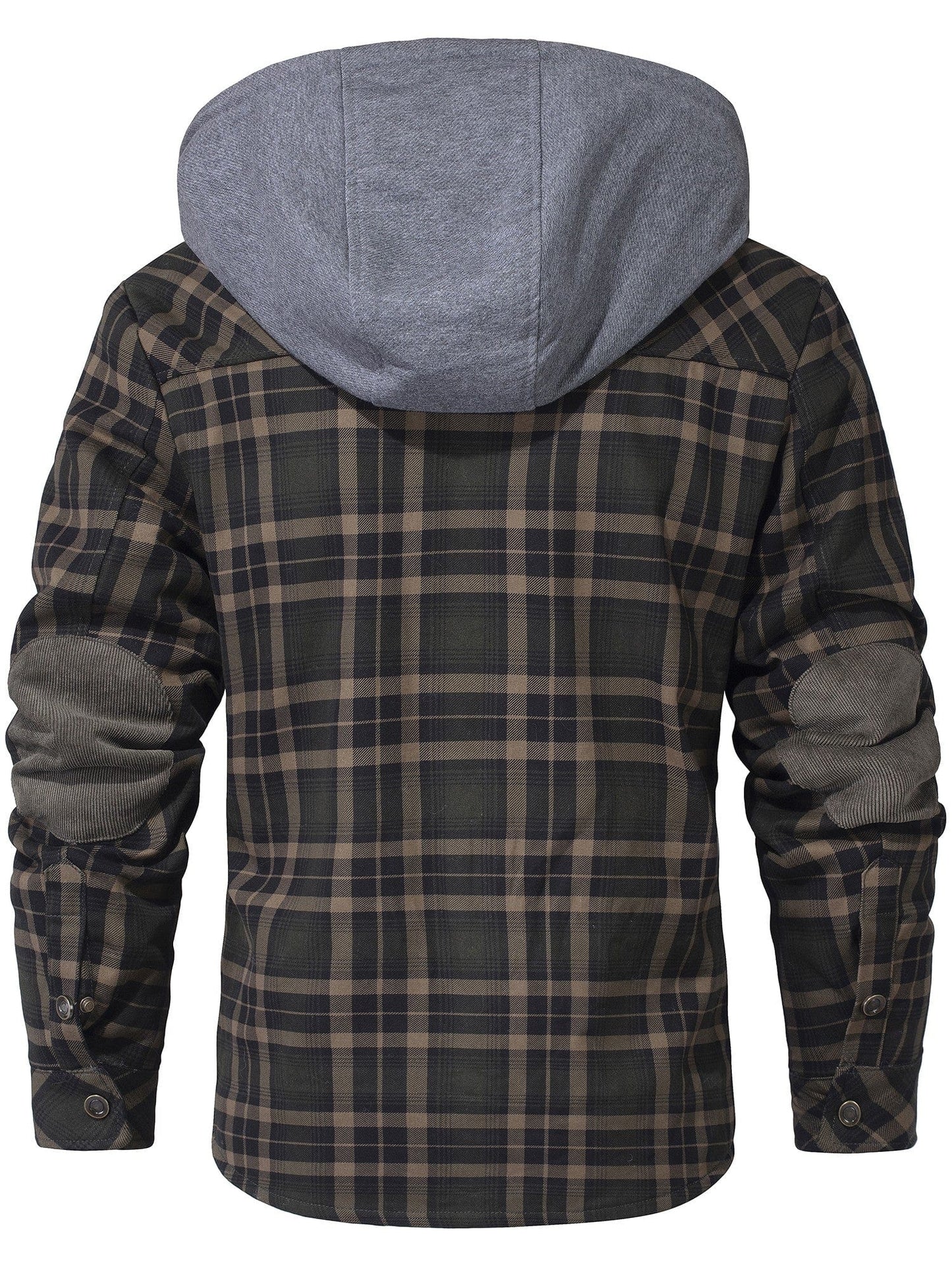 Herren Flanelljacke mit Kapuze – Warm, Lässig & Alltagstauglich
