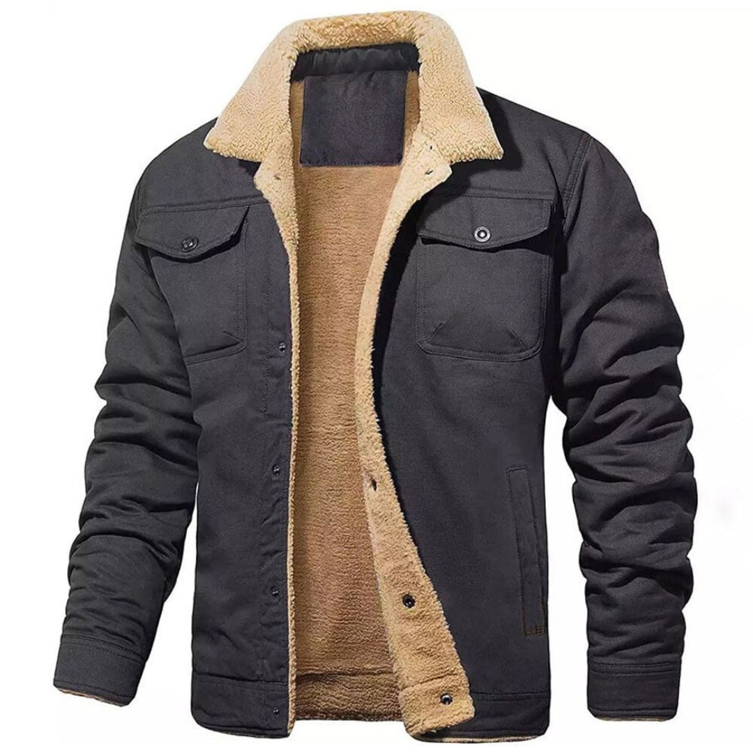 Herren Jacke – Winddicht & Strapazierfähig – Mit Fleecefutter