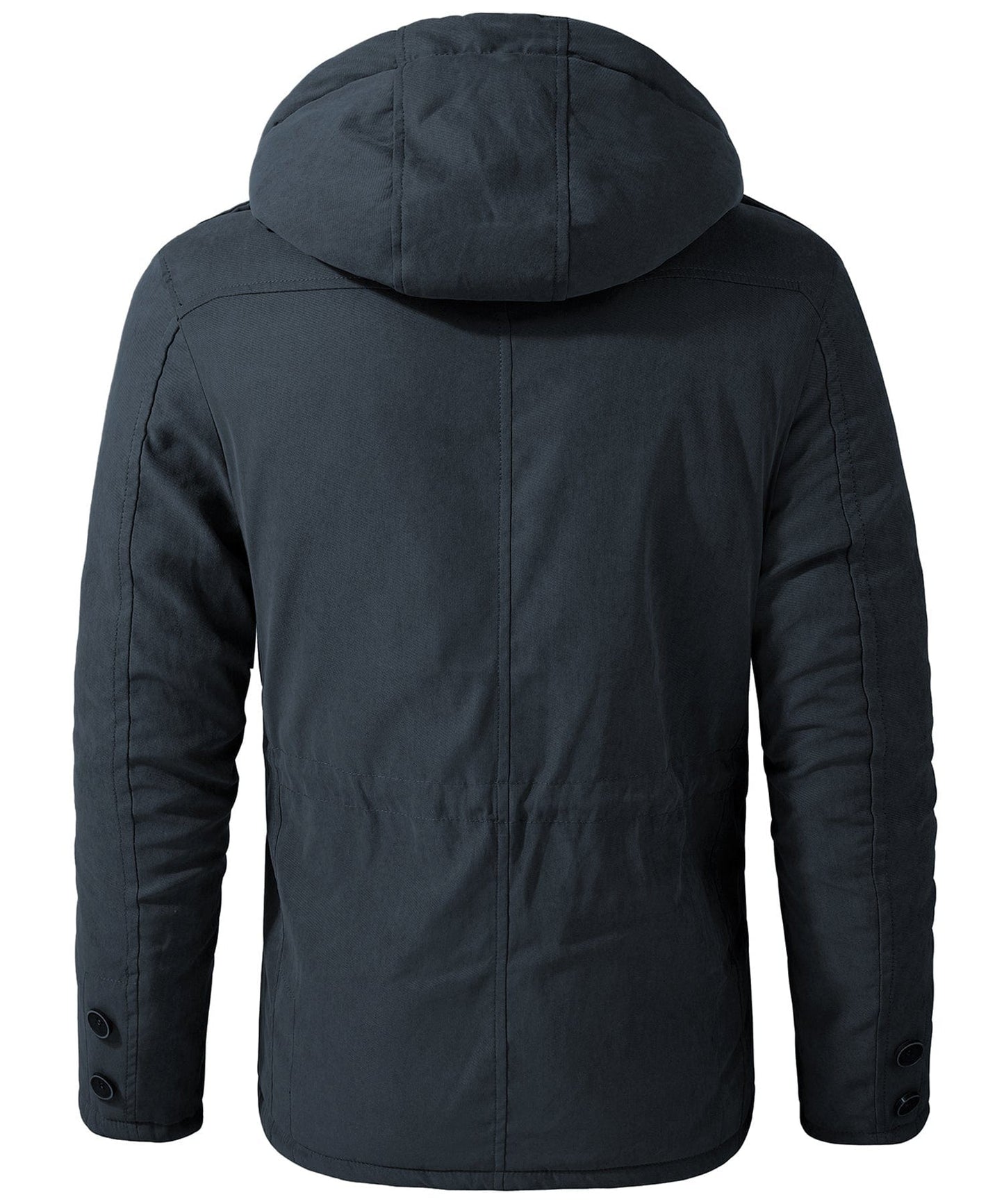 Herren Kapuzen-Fleecejacke – Warm & Bequem für kalte Tage