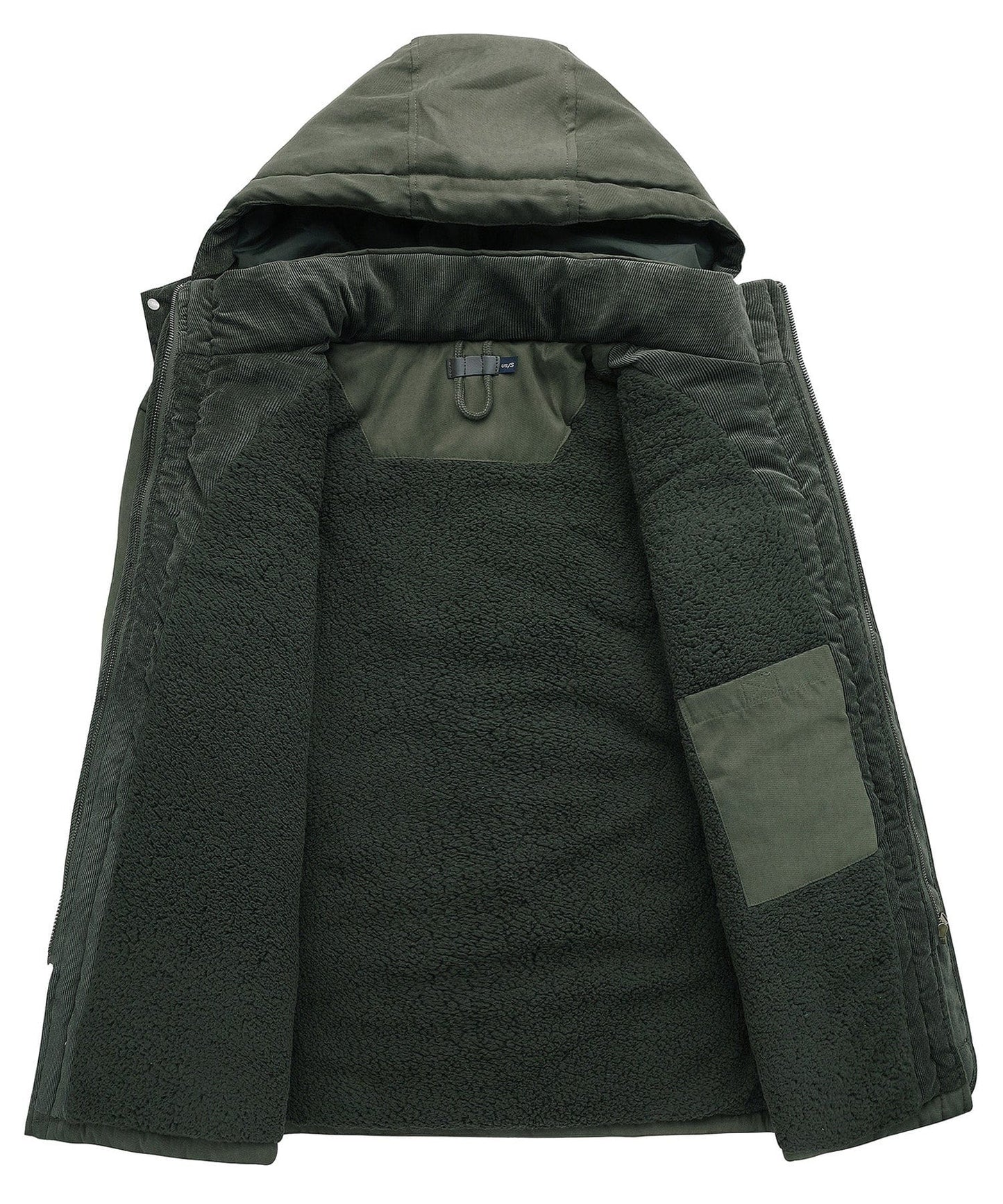 Herren Kapuzen-Fleecejacke – Warm & Bequem für kalte Tage