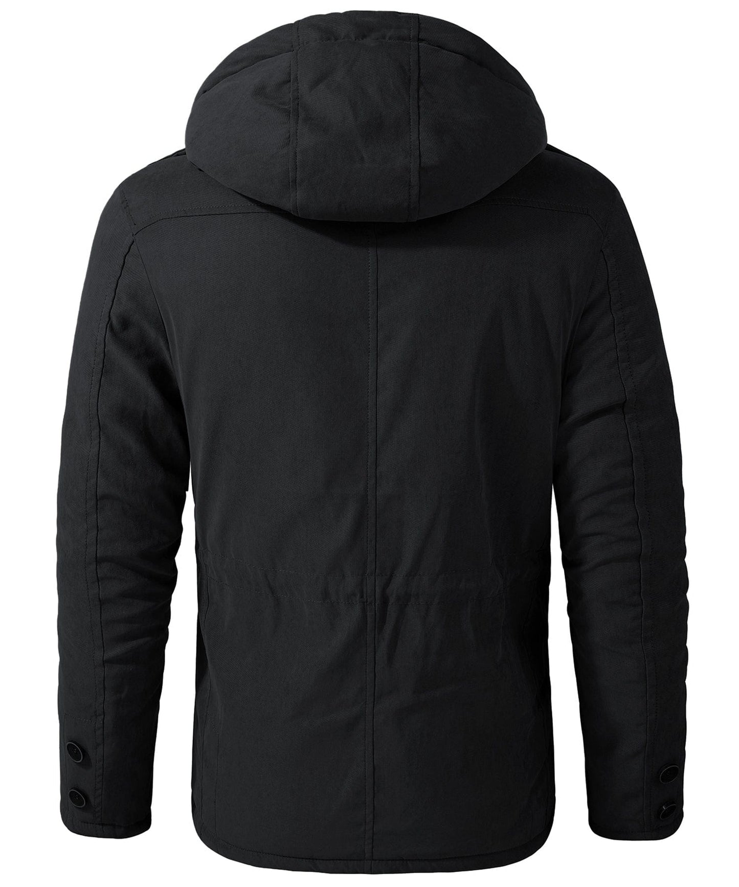 Herren Kapuzen-Fleecejacke – Warm & Bequem für kalte Tage