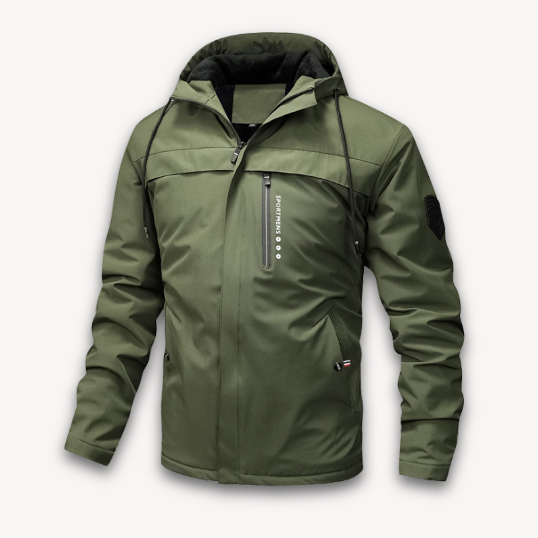 Herren Kapuzenjacke Wasserdicht – Leichte Outdoorjacke für Alltag & Freizeit