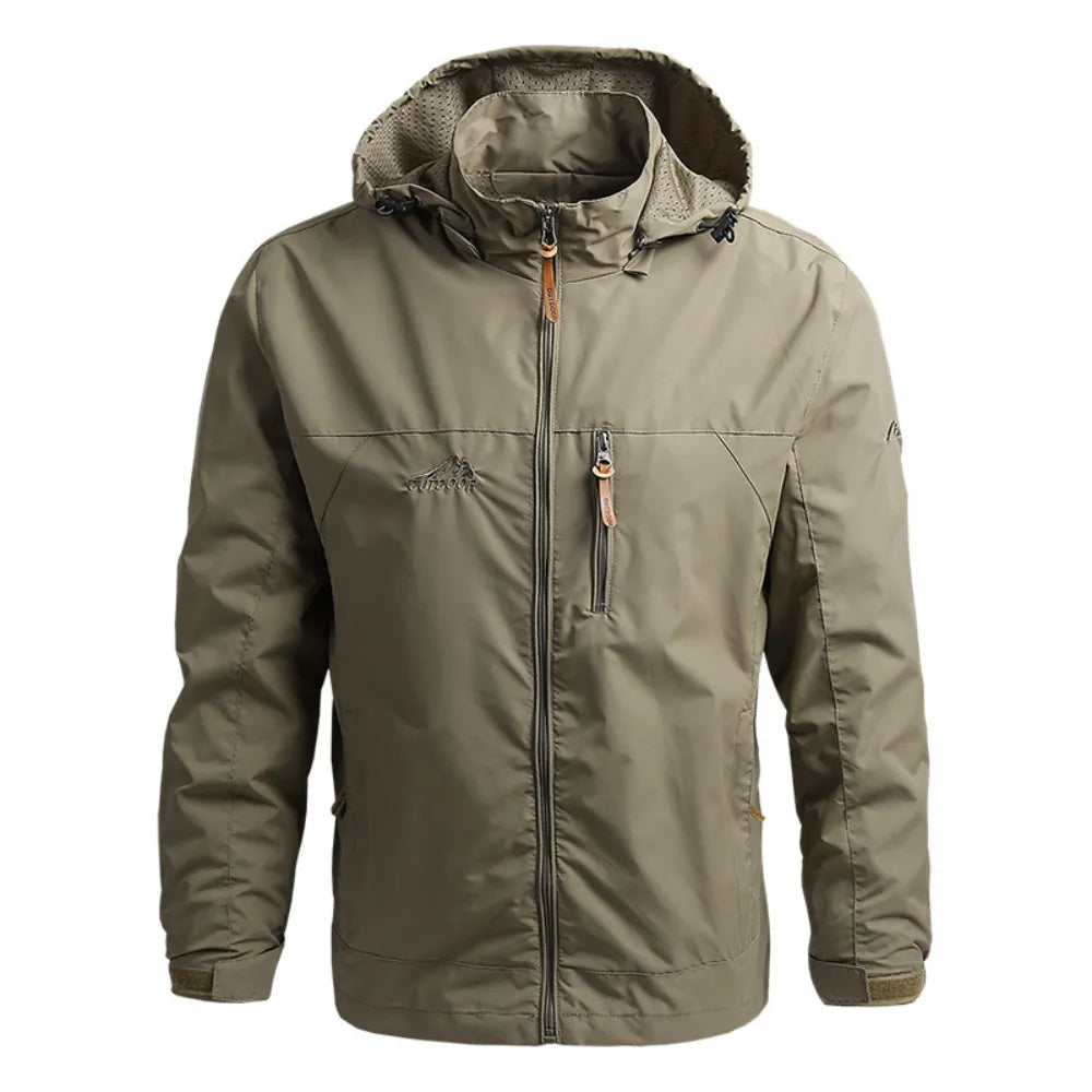 Herren Kapuzenjacke – Wasserdicht & Winddicht Outdoor Jacke