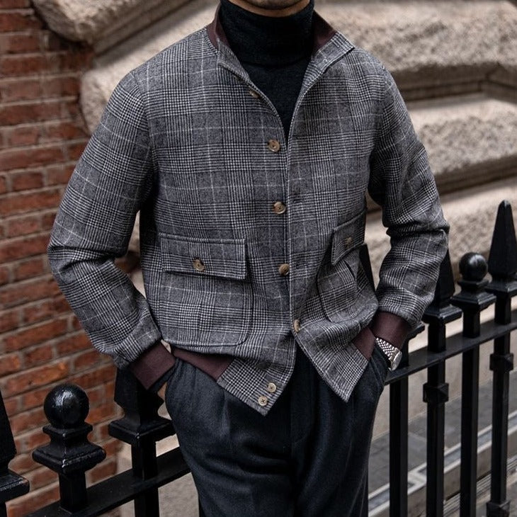 Herren Kurzmantel – Eleganter Old Money Stil