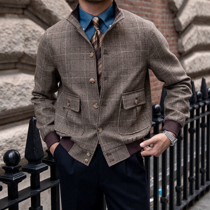 Herren Kurzmantel – Eleganter Old Money Stil