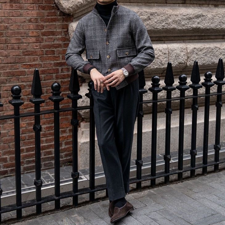 Herren Kurzmantel – Eleganter Old Money Stil