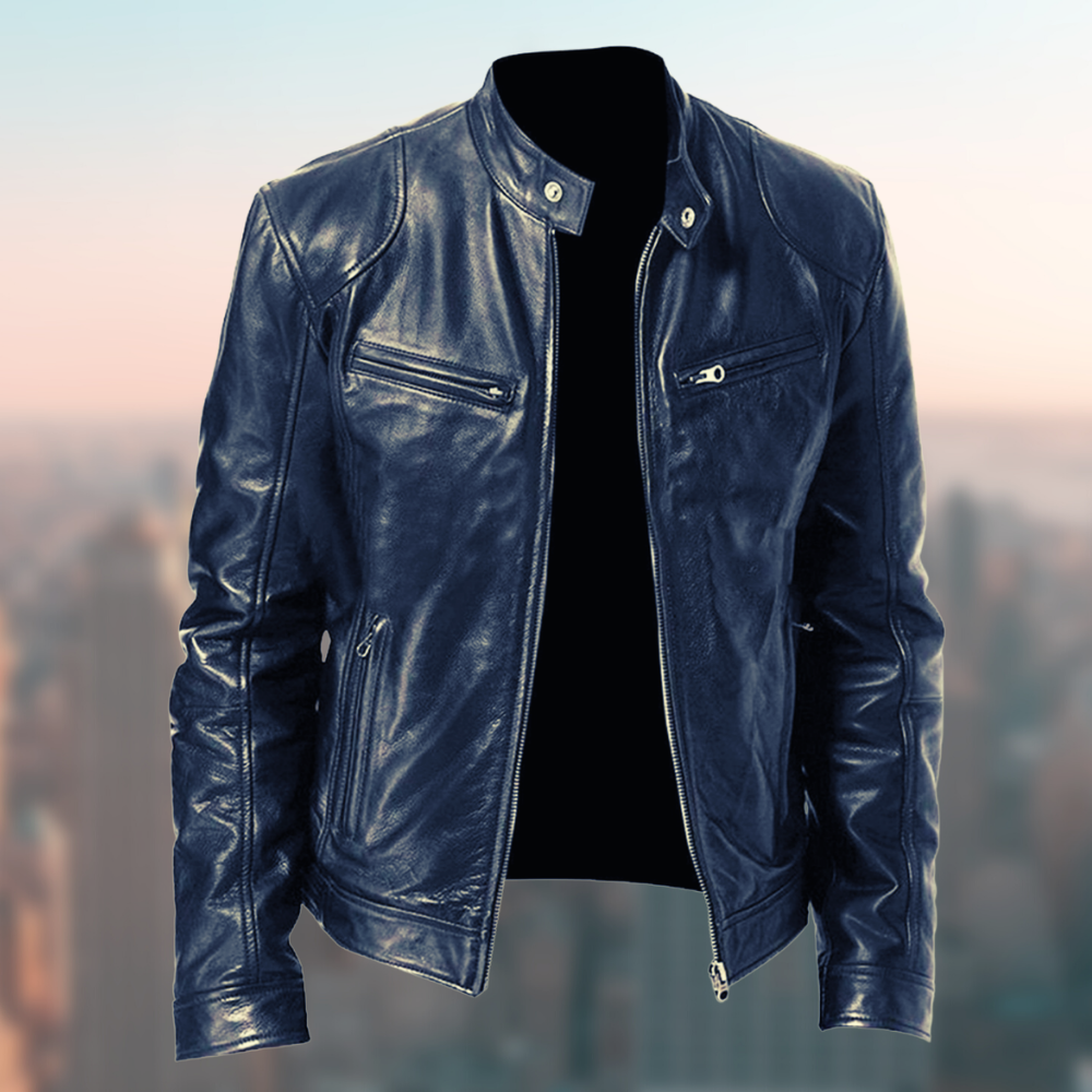 Herren Lederjacke – Hochwertig & Elegant im klassischen Design