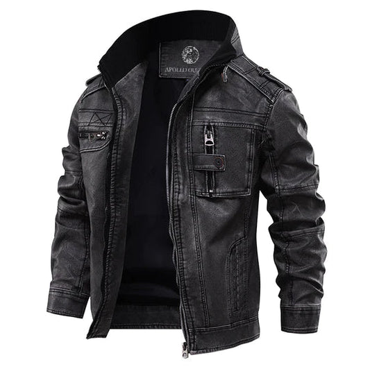 Herren Lederjacke – Klassische Echtleder Jacke im zeitlosen Design
