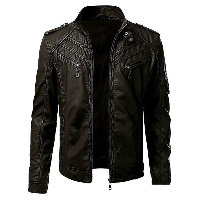 Herren Lederjacke Luxus – Hochwertige Echtleder Jacke im eleganten Design