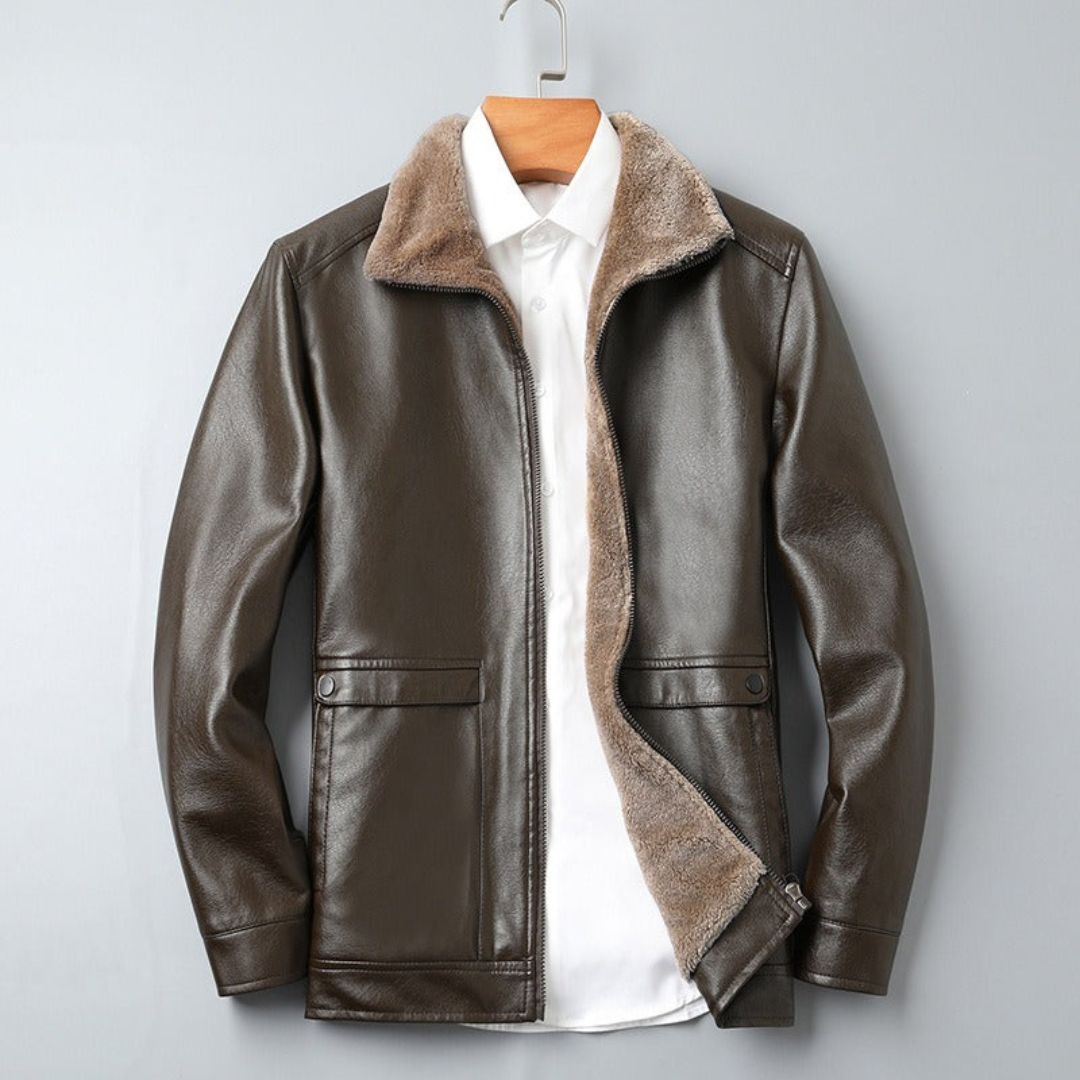 Herren Lederjacke – Weiches Innenfutter für maximalen Komfort