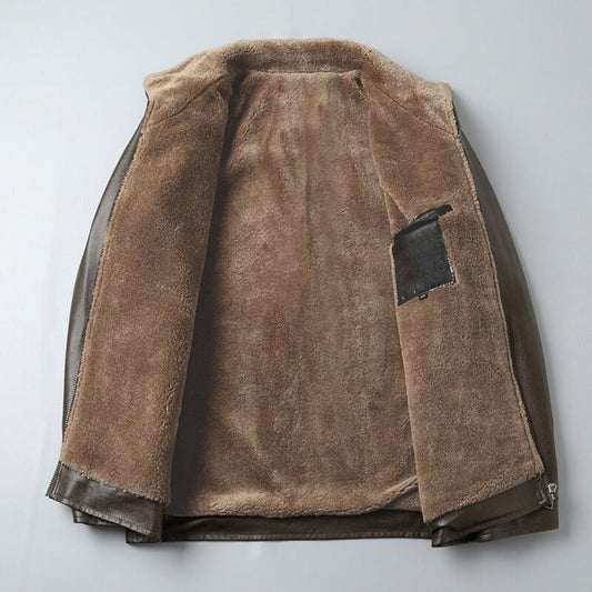 Herren Lederjacke – Weiches Innenfutter für maximalen Komfort