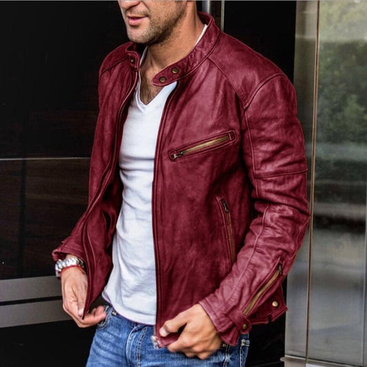 Herren Lederjacke – Wetterfest & Vielseitig
