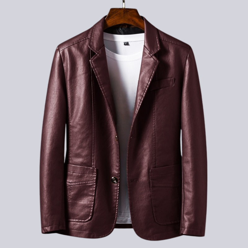 Herren Leichte Lederjacke – Stilvolle Übergangsjacke aus Echtleder