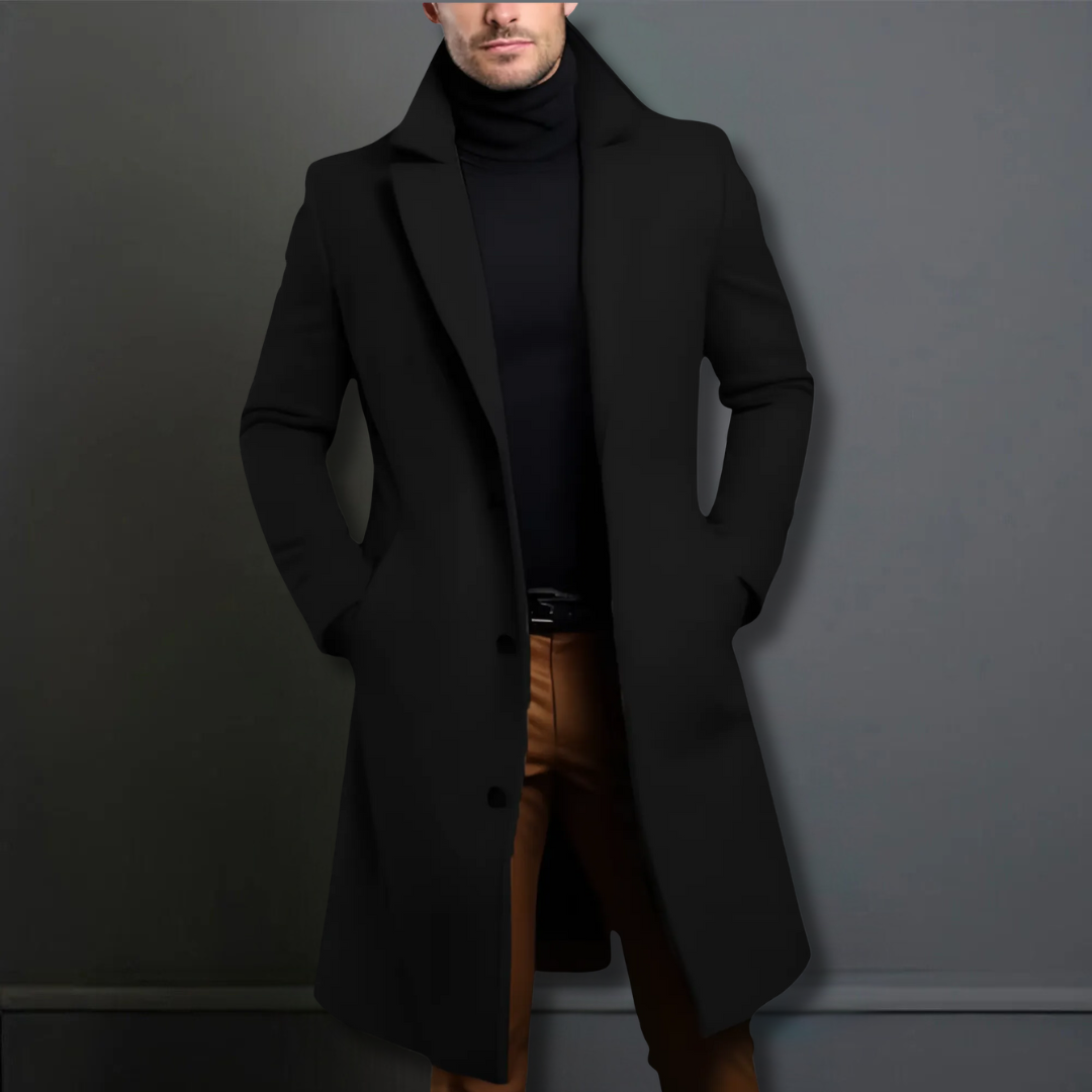Herren Mantel Klassisch – Maßgeschneiderter Overcoat im eleganten Design