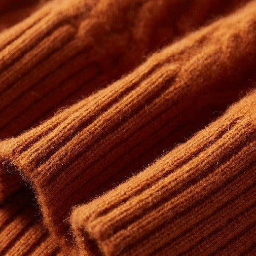 Men's Merino Turtleneck Sweater – Knit in Old Money Style