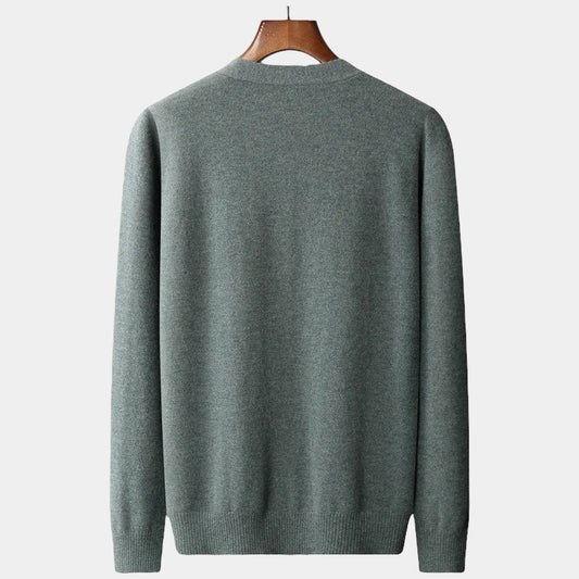 Herren Merino Strickjacke – Cardigan im Old Money Stil