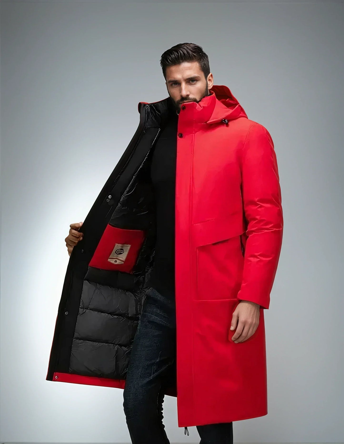 Herren Parka Winterjacke – Warm & Bequem für kalte Tage