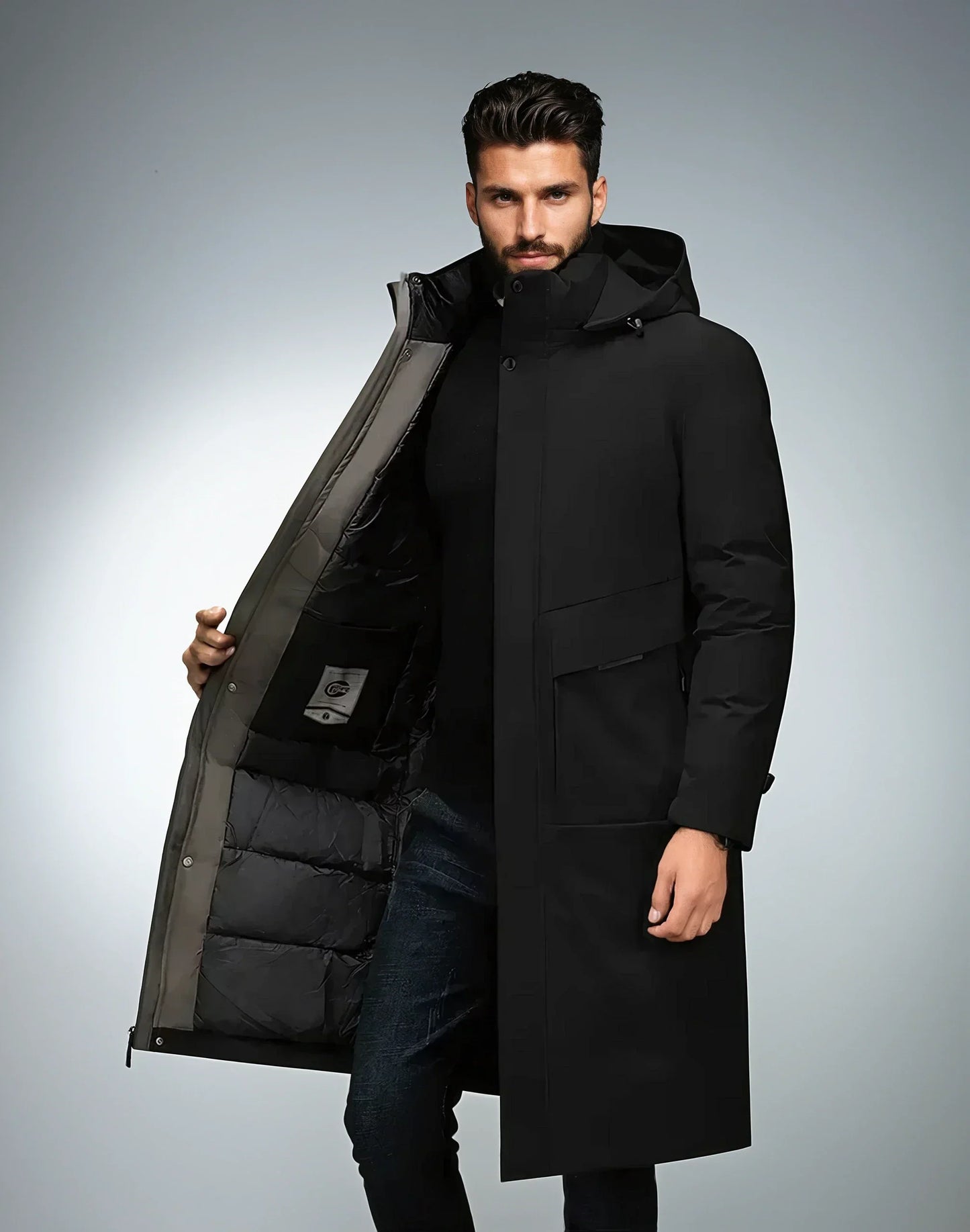 Herren Parka Winterjacke – Warm & Bequem für kalte Tage