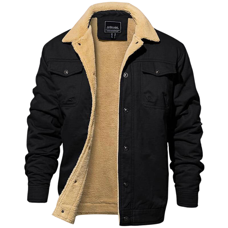 Herren Pilotenjacke Wasserdicht – Mit Weichem Baumwollfutter