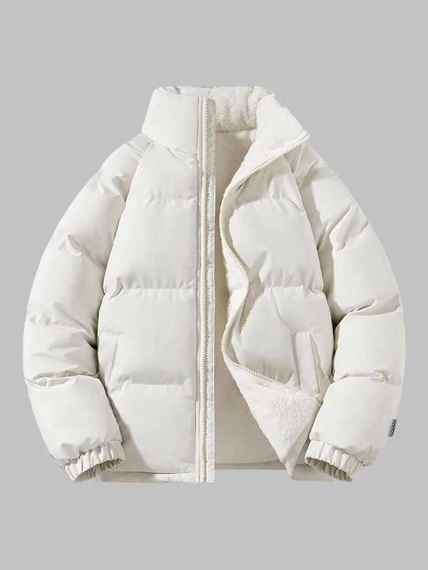 Herren Pufferjacke – Gepolsterte Winterjacke mit Fleecefutter, Warm & Bequem