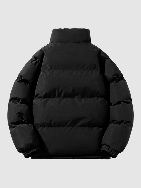 Herren Pufferjacke – Gepolsterte Winterjacke mit Fleecefutter, Warm & Bequem