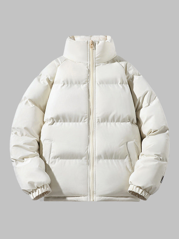 Herren Pufferjacke – Gepolsterte Winterjacke mit Fleecefutter, Warm & Bequem