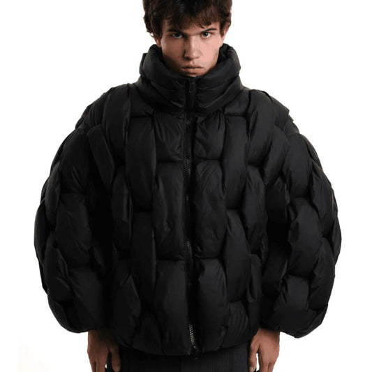 Men's Puffer Jacket – Oversized Winter Jacket for Cold Days