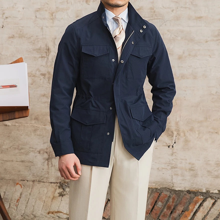 Herren Regenmantel – Klassischer Old Money Hunting Stil