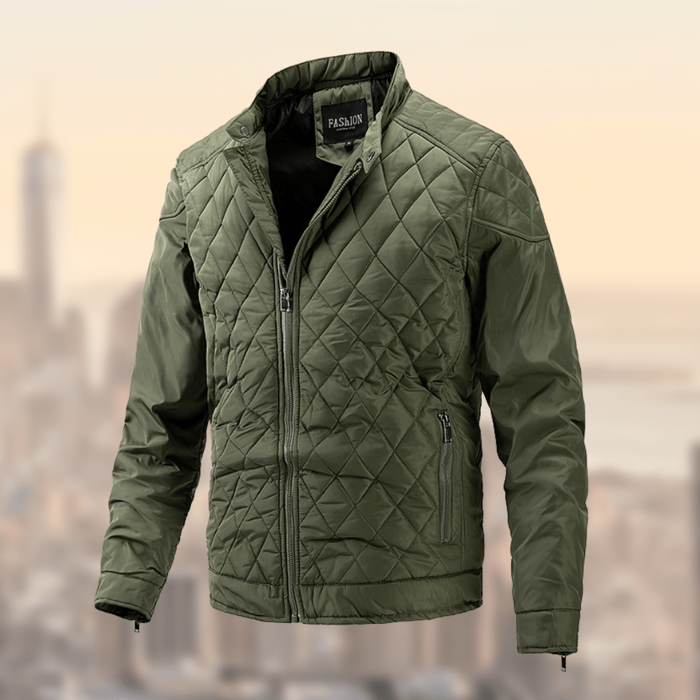 Herren Steppjacke Elegant & Warm – Klassische Winterjacke für kalte Tage