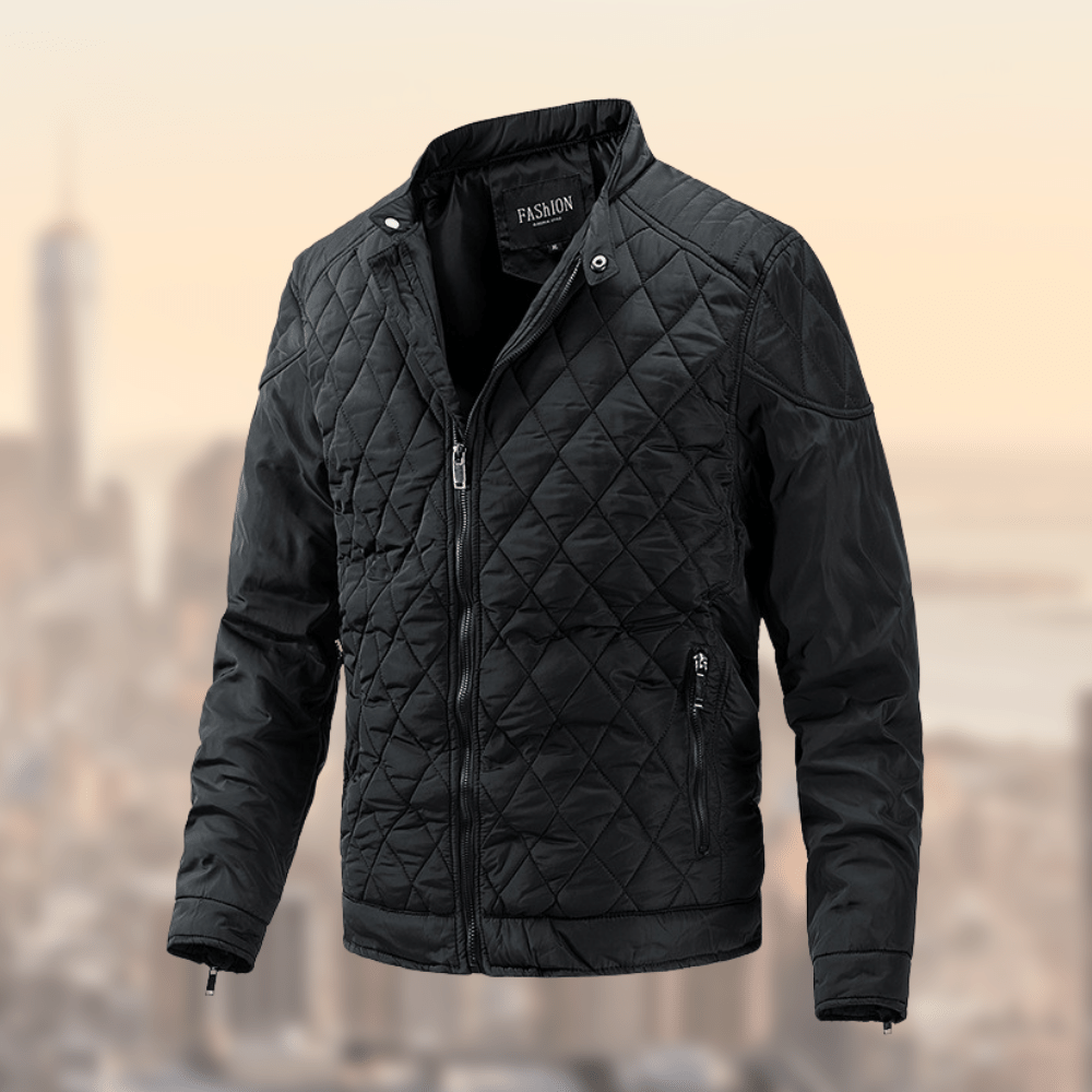 Herren Steppjacke Elegant & Warm – Klassische Winterjacke für kalte Tage